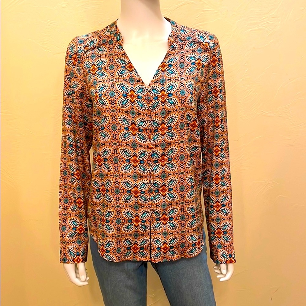 Multicolor Patterned Women's Top by The Limited - P1